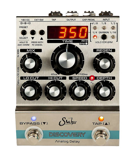 Suhr Discovery Analog Delay Pedal, 120V