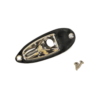 Stratocaster Recessed Jack Plate Gold | Shop Fittings & Parts | Altitude Guitar