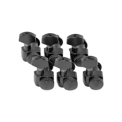 Black 6 Inline 2-pin Locking Tuning Machines Fits Fender | Shop Fittings & Parts | Altitude Guitar