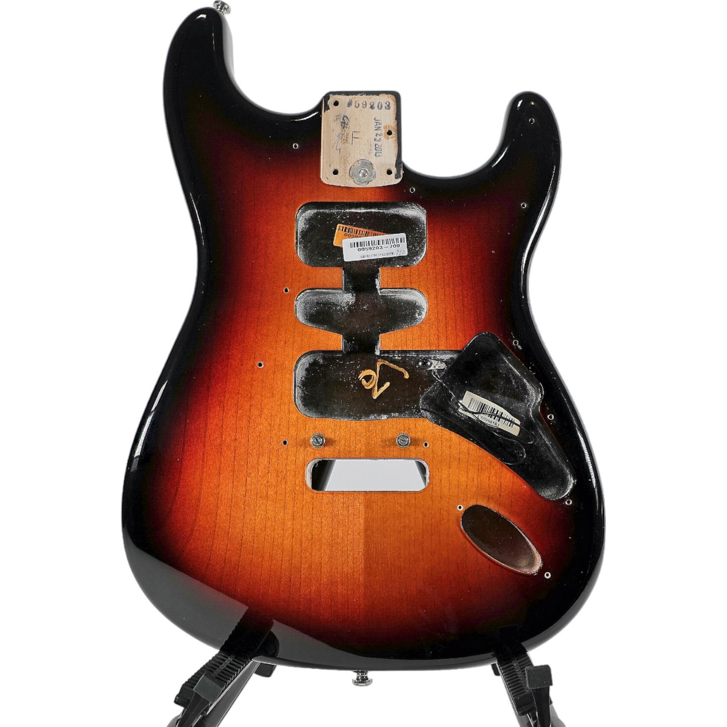 2013 Fender American Deluxe Stratocaster Body Three Tone Sunburst HSH