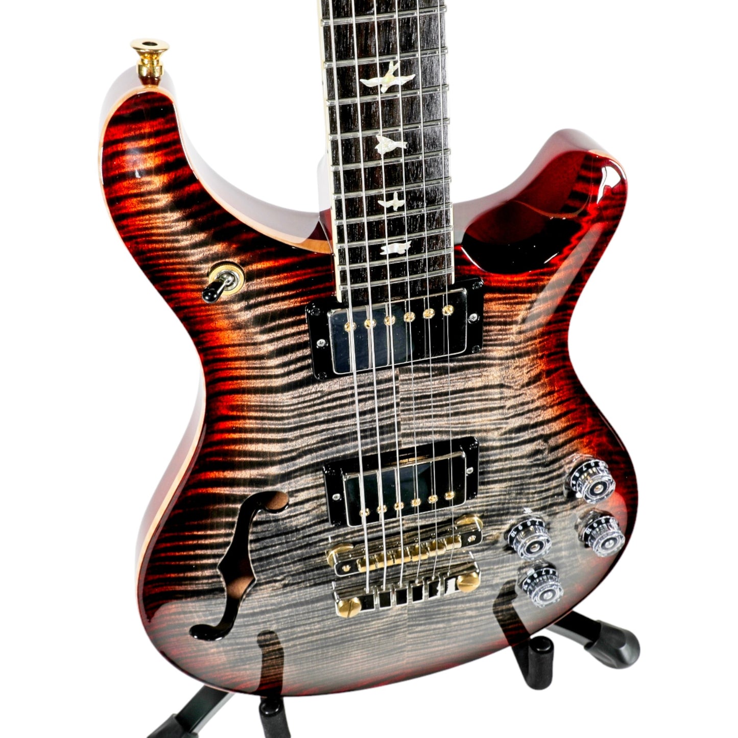 2018 PRS McCarty 594 Semi-Hollow 10-Top, Charcoal Cherry Burst