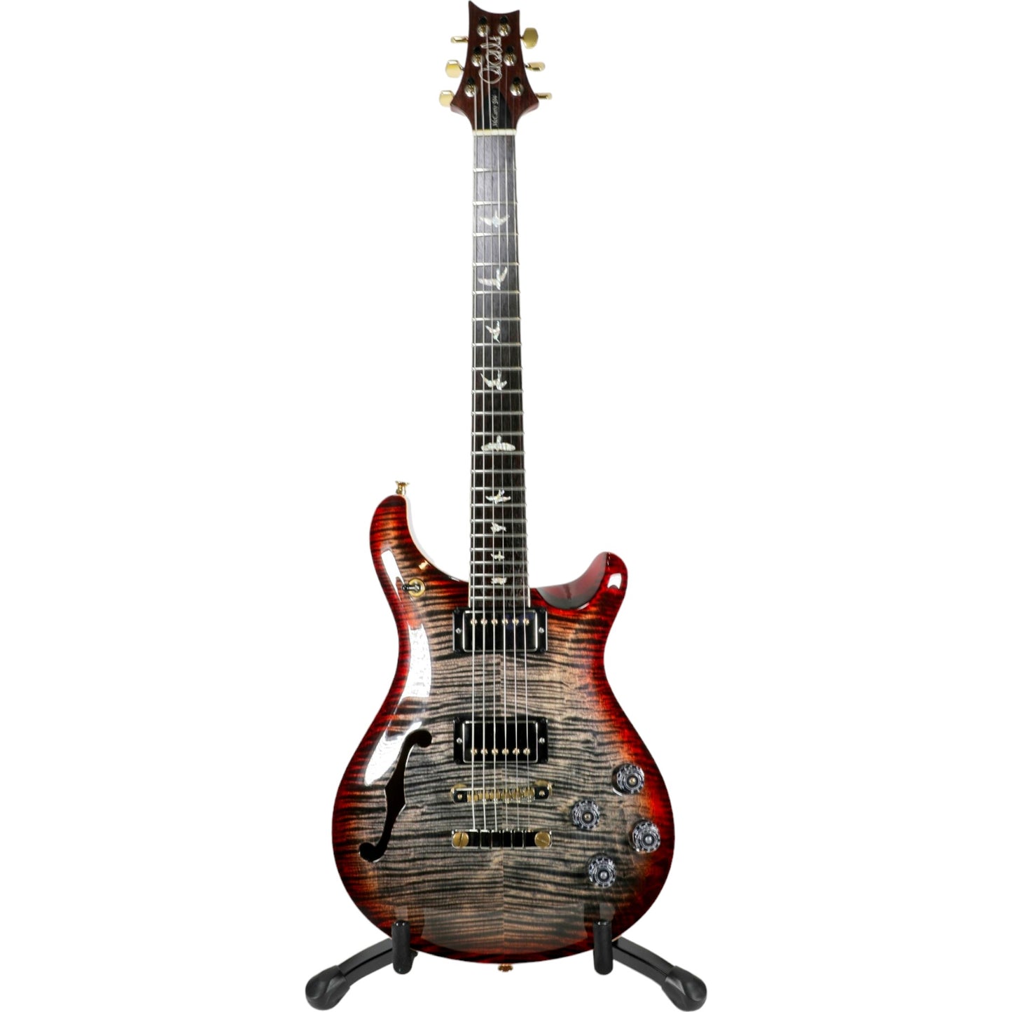 2018 PRS McCarty 594 Semi-Hollow 10-Top, Charcoal Cherry Burst